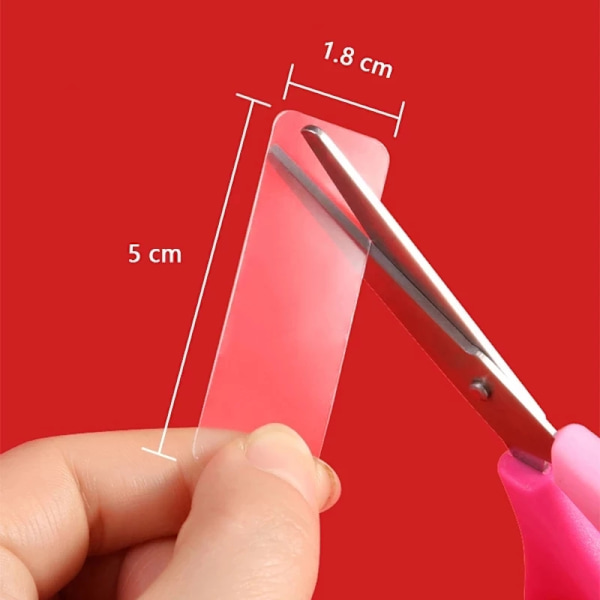 Genanvendelig dobbeltsidet tape Multifunktionel PVC Sporløs clear 2 boxes