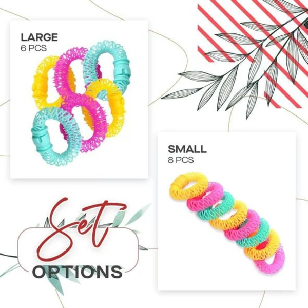 Hårkrøller Hår Donuts Hårstyling Roller Barber Bendy Curls colorful 8pcs