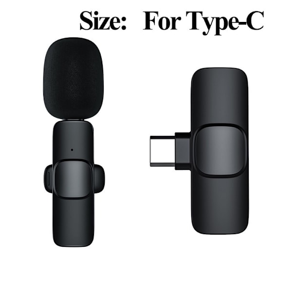 2022 Uusi langaton mikrofoni iPhone Android Phone Mini Mic -puhelimeen For iPhone