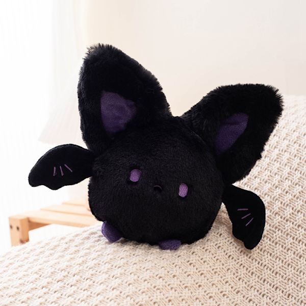 Mub- Squishmallows Halloween-kurpitsa tyyny Pehmeä lepakko kurpitsa pehmolelu Pieni piru nukke red 30cm