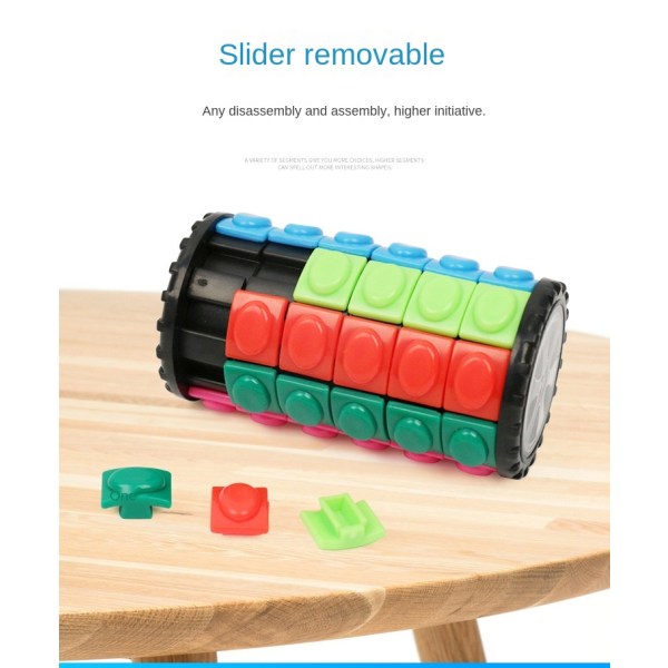 Magic Cube Stress Reliever Tredimensionella leksaker colorful 3levels