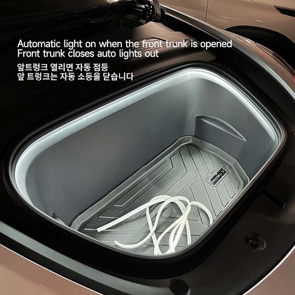 Strip Easy Install Vedenpitävä Joustava Auto Modified Valo Neon Lamppu Tesla Model 3 Model Y white
