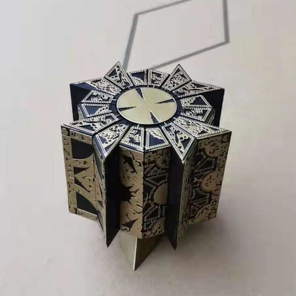 Creative Removable Configuration Lock Puzzle Box tan 7*7*7cm