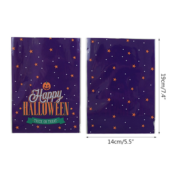 Halloween söt presentpåse Party dekoration leveranser purple 20pcs