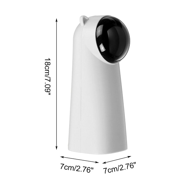 Interactive Smart Teasing Pet LED Laser Sjovt legetøj white 7x7x1 8cm