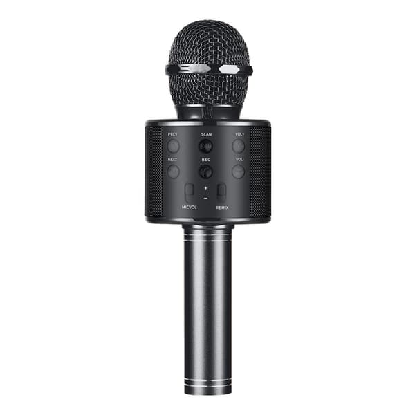 Trådlös Bluetooth Karaoke -mikrofon (lokalt guld)
