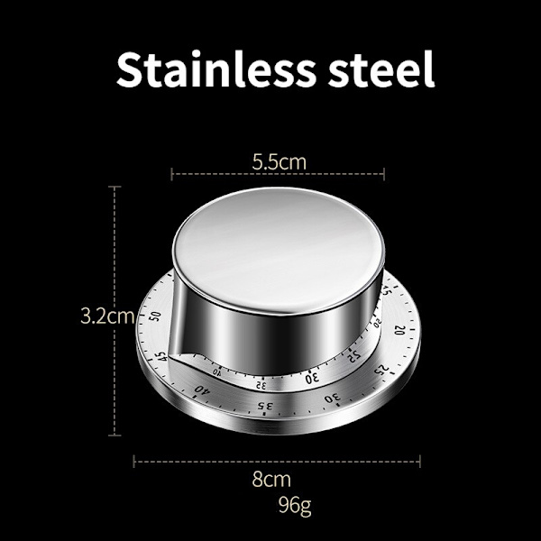 Magnetisk bas Mekanisk kökstimer Köksmatlagningsverktyg sliver