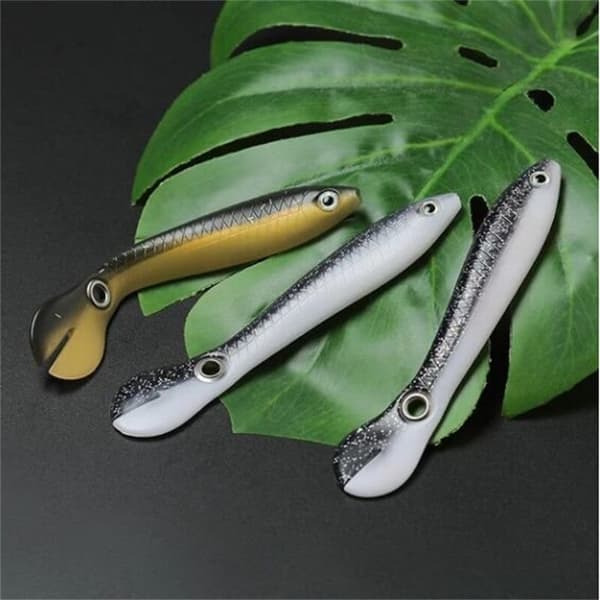5 ST/10 ST Mjuk Bionic Fiskedrag Bionic Loach 10 cm Havsfisketillbehör 5pcs