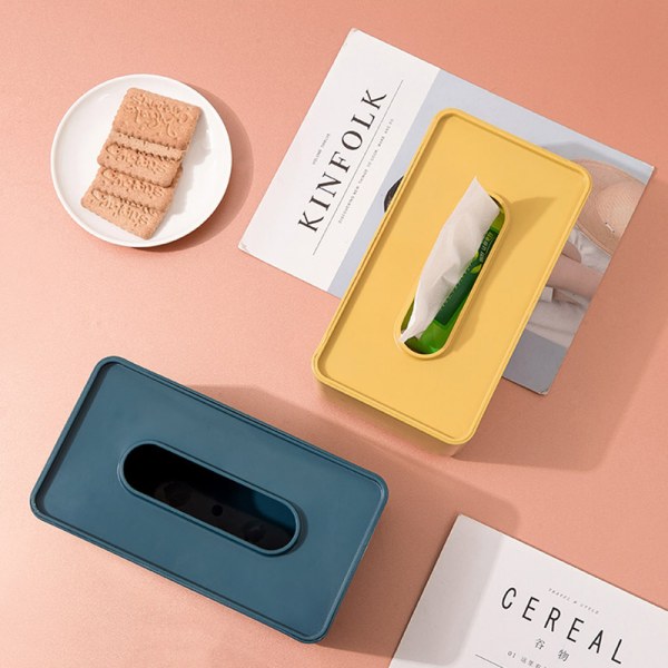 Badeværelse Køkken Træ PP Plast Tissue Box yellow 23*12.7*9cm