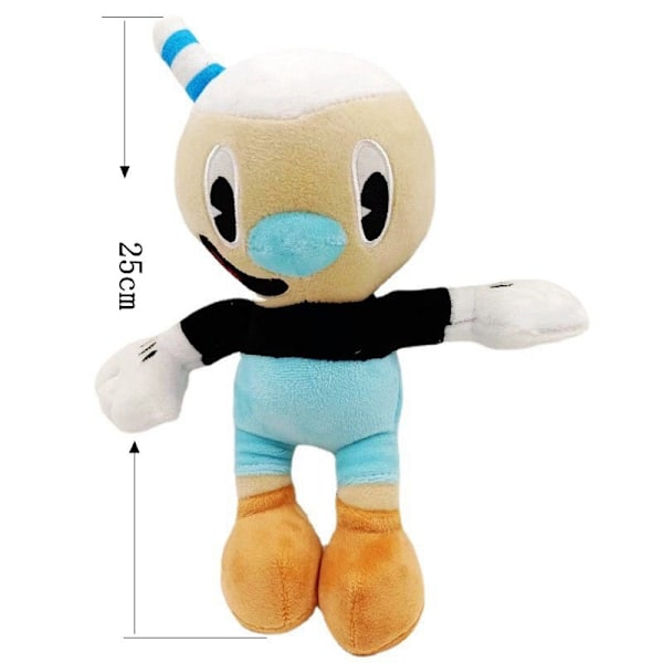6 stil Hot Cuphead Mugman The Chalice Plysch Doll Toy Gift red