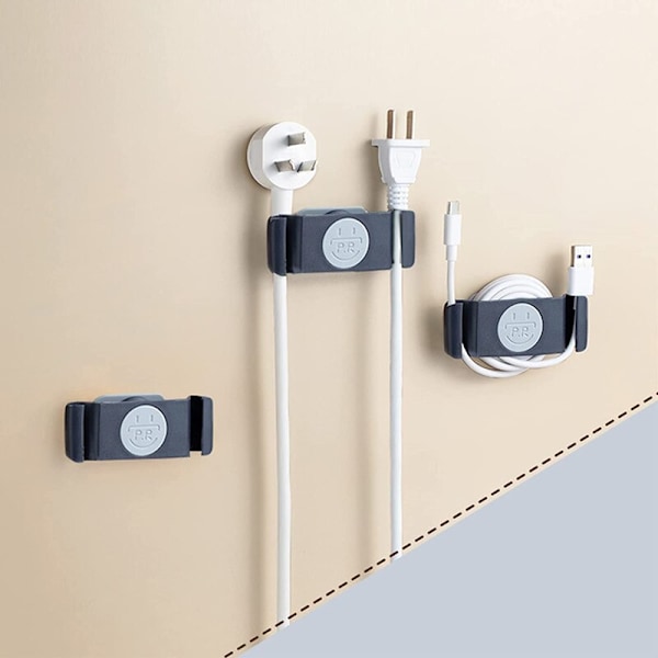 Power Krok Dataledning Lagring Eltrådsfäste green 4pcs