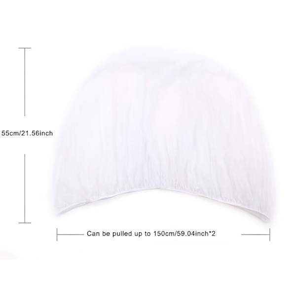 Cover myggnät för baby Andas mesh dragsko Myggnät för baby White