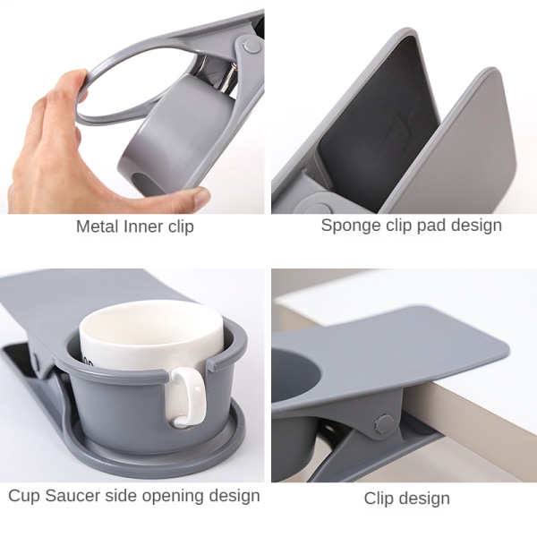 Mugghållare för kaffedryck Desktopförvaring gray 19.8*10*4.5cm