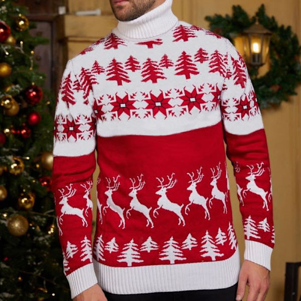 Jul Par Matchande tröjor Nyårskläder Tröjor red men large