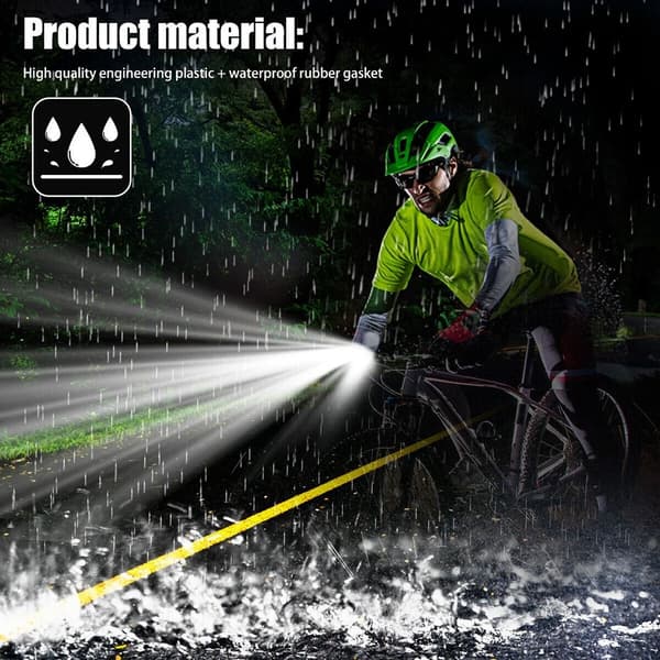 2 kpl LED-pyörävalot, etu- ja takavalo