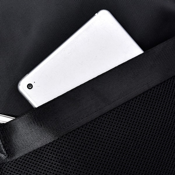 Ryggsäck Herr USB Laddning Vattentät Laptop Oxford Väska black 30*10*45cm