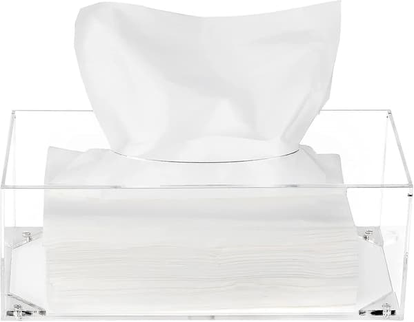 Hållare Tissue Dispenser Box CoverClear Acrylic Rectangle