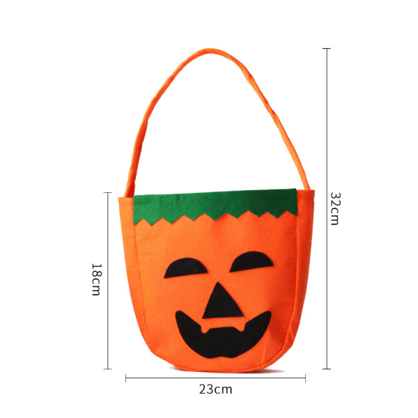 Voksen Halloween Græskar Kostume Sæt Græskar Kappe Poncho