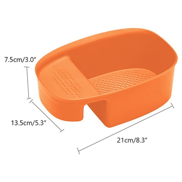 Flerfunktionsdiskbänksresterfilter Mesh yellow 21*13.5*7.5cm