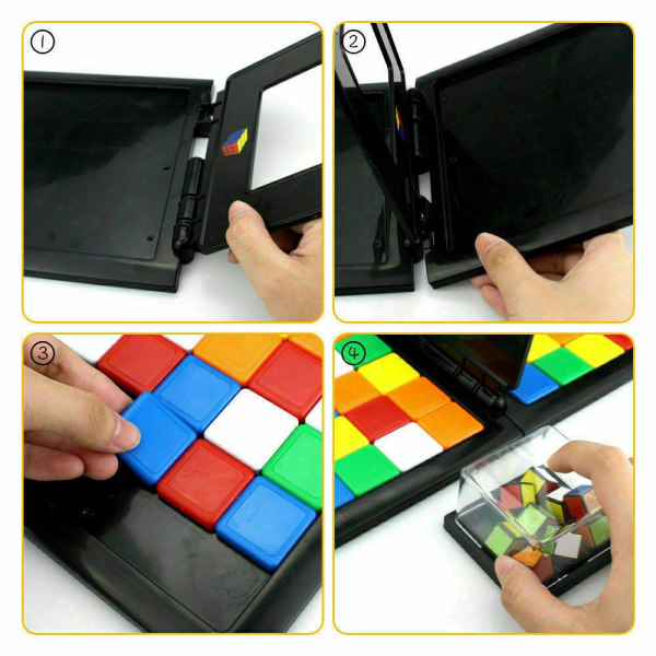 Battle Square Race Spil Mobile Puzzle Cube Desktop Games black 34.5*17*17cm