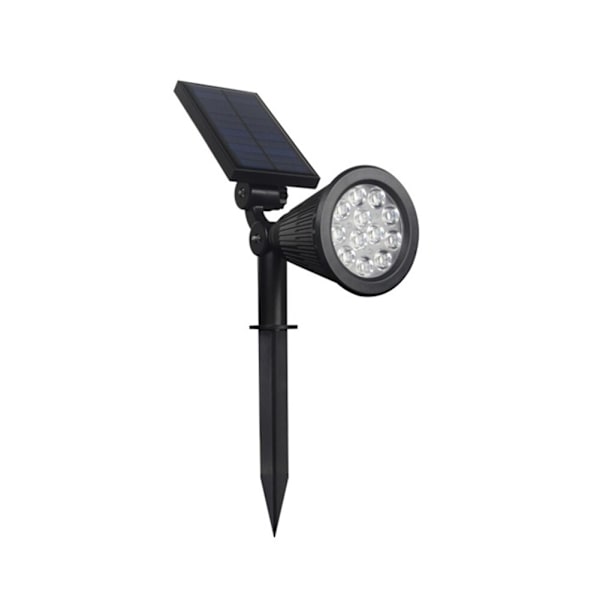 Udendørs LED Solar Power Lampe Park Plæne Have Gårdhave Varmebestandig Spotlight rgb