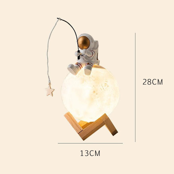 LED Moon Night Light ilmankostutin kodin sisustus 1set