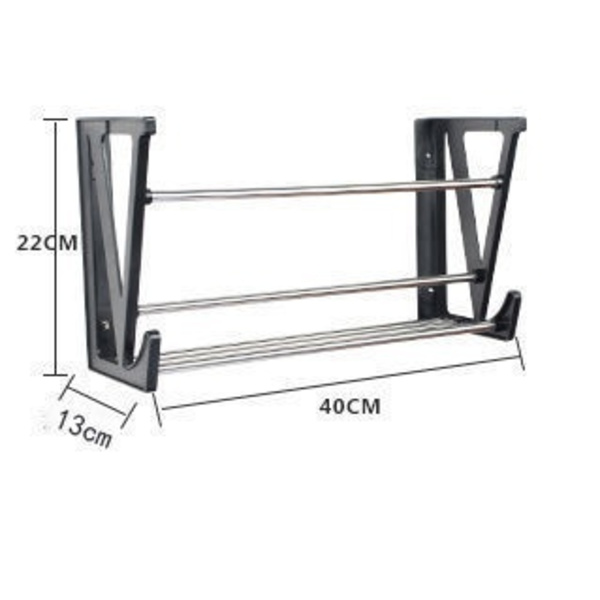 40CM Skohållare Väggfäste Skor Hängande hylla Organizer 40CM
