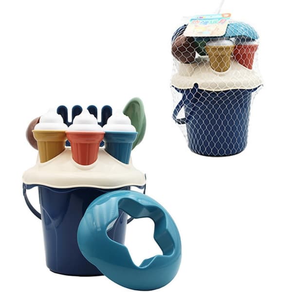 Kesäiset rantalelut lapsille set rantapelilelu blue random