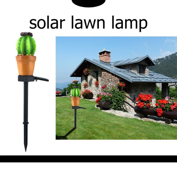 Havelyssensor Kontrollys Cactus LED Solar Light Pineapple