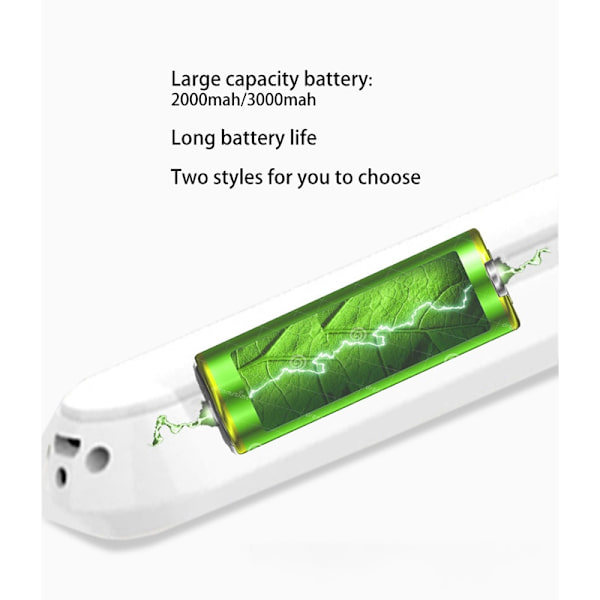 LED Sminkspegel Light Dimning USB Uppladdningsbar magnetisk vägglampa 34cm remote control