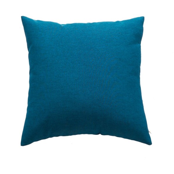 Kiinteä vedenpitävä tyynyliina Yksinkertainen puhdasvärinen cover polyesterityynynpäällinen vedenpitävä koristeellinen case sohvalle Yellow green 45X45CM
