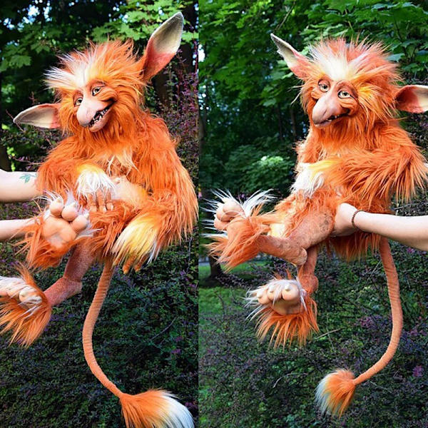 6 stil Worm Red Big Mouth Monster Plysch Doll Heminredning Lucky Dragon