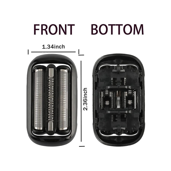 2-pak serie 5/6 53b reservedele til elektrisk barbermaskine 5020cs 5018s 5035s 5049cs 5050cs 60