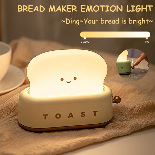 Lataa yövalo Creative Toast Söpö tunnelmavalo green 134*54*98mm