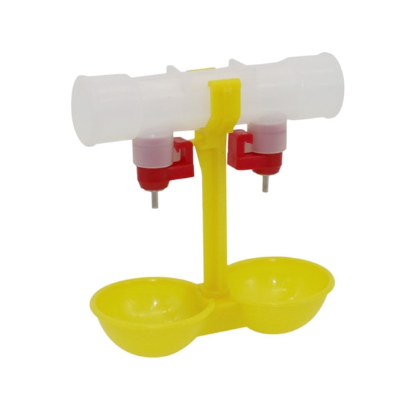 Double Water Drinker Feeder -viljelylaitteet yellow