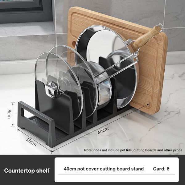 Metall köksredskap grytlock tallrikar disk avloppsställ Dish rack-45CM