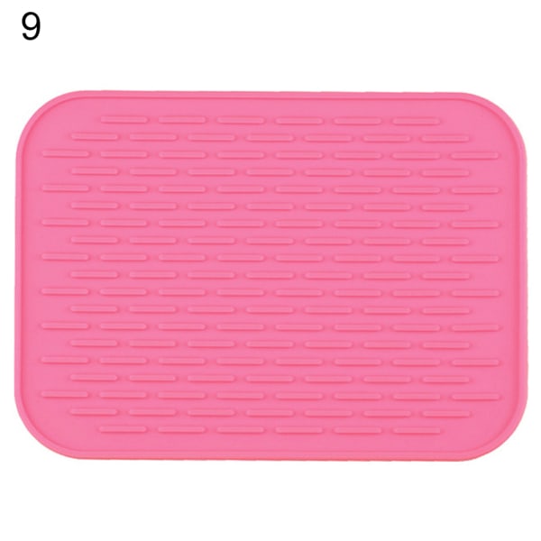 Värmeisolerande silikon matta köksredskap pink