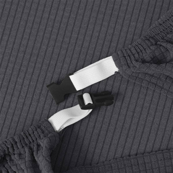 Toimistoistuinsuojat tietokonetuoleille Elastinen nojatuolin cover darkgray
