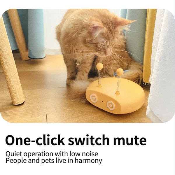 5 i 1 katt interaktiv leksak katt stick vårboll ljud blue