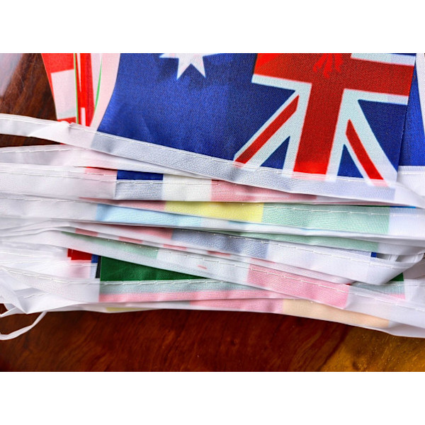 2stk World Cup flag Bunting Bunting Qatar 2022 World Cup flag 2pcs 9m