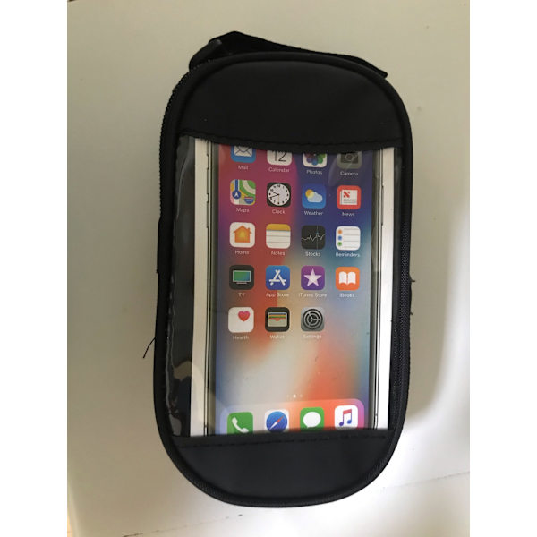 Cykelramme Top Tube Tasker Cykling Touch Phone Screen Taske red 19x10x7.5cm