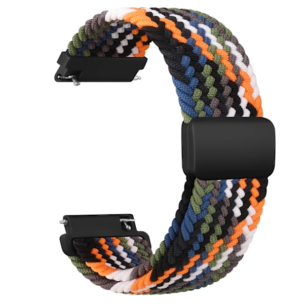 20 mm flettet sololoop til Garmin Vivoactive 5/3/3 musikkband armbånd til Garmin VivoMove3/Trend/Sport Venu SQ/SQ2/2plus-rem Denim 20mm