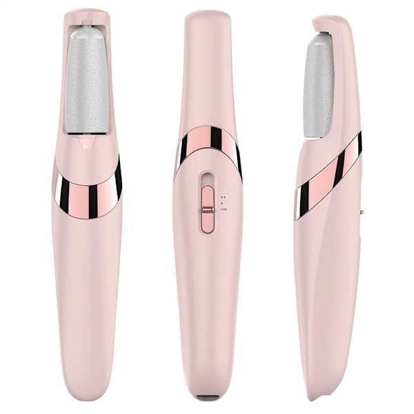 Elektrisk Foot Dead Skin Callus Remover Slipning Rasp Pedikyr Maskin Fotslipare Nagelfilar Rengöringsverktyg pink Box Packaging
