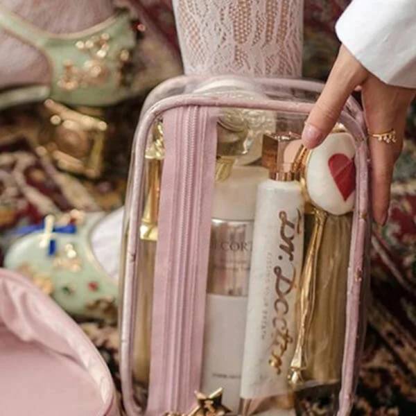 Organizer med stor kapacitet pink M
