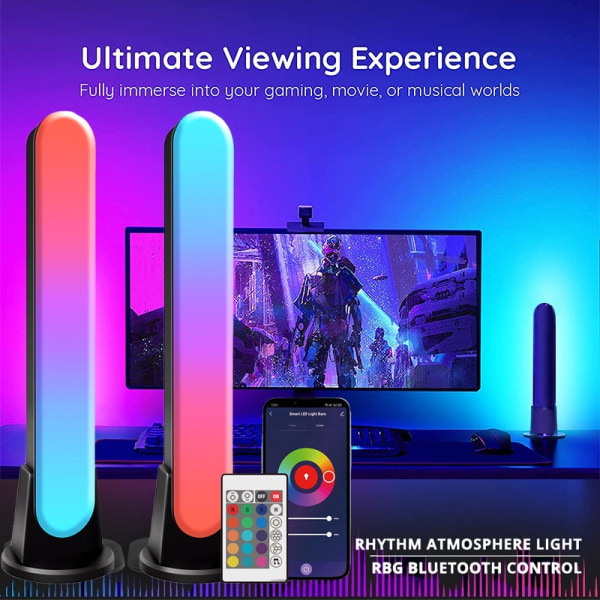 WiFi Bluetooth Yövalot Remote LED Light Ambient Light black Bluetooth