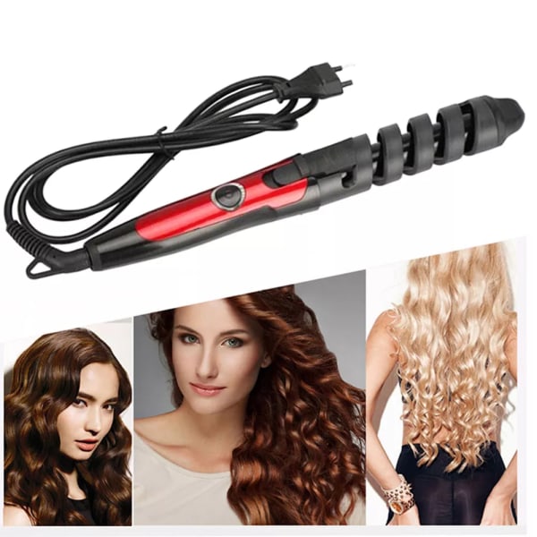 Hårrullare Magic Spiral Curling pink
