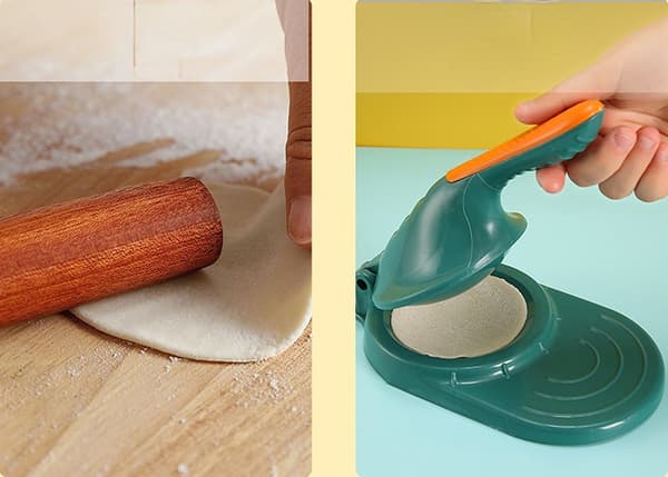 Dumpling Wrapper Artefact Dumpling Crust Tool Tee-se-itse Maker orange 24x11cm