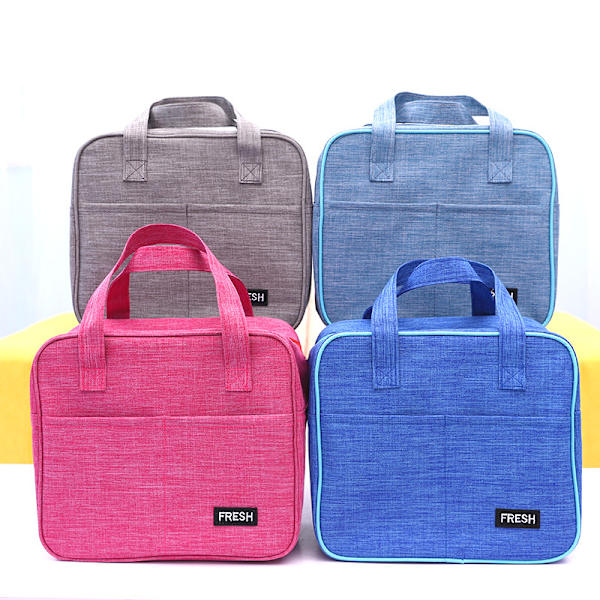 Thermal Women kannettava piknik-eristetty lounaskassi gray 25*14.5*22cm