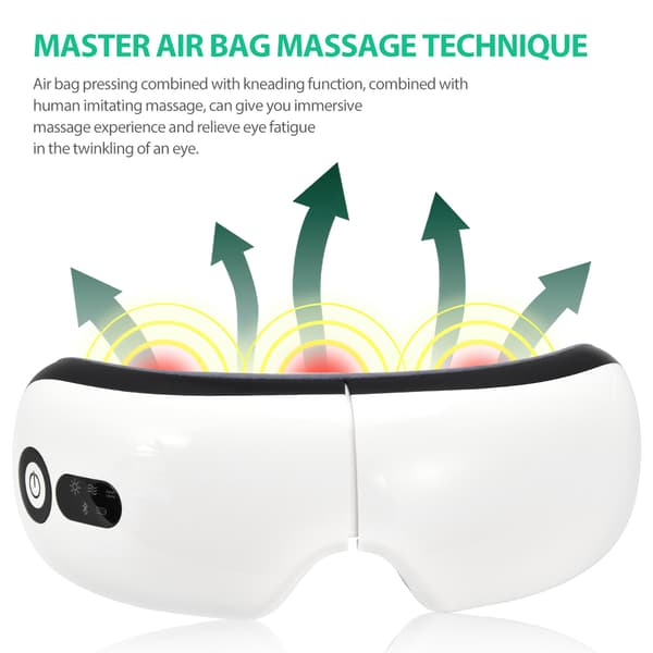 Intelligent vibrationsögonmassager pink