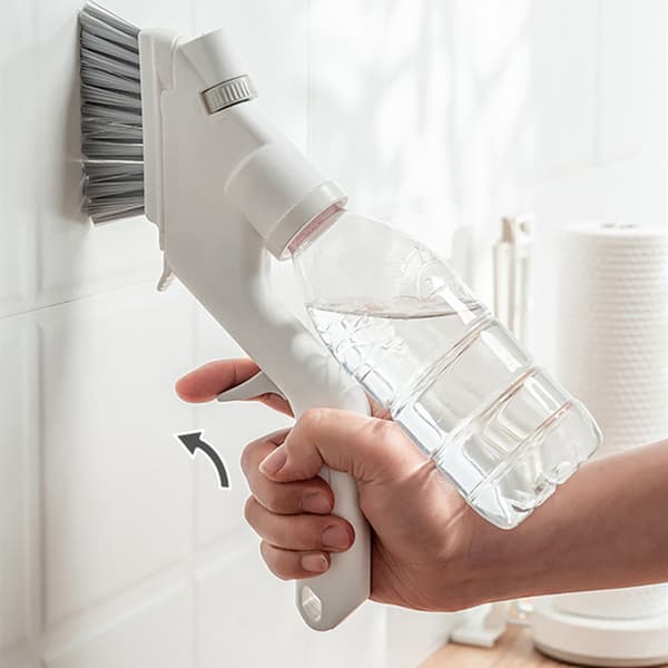 Monitoiminen keittiösuihkepuhdistusharja white+gray